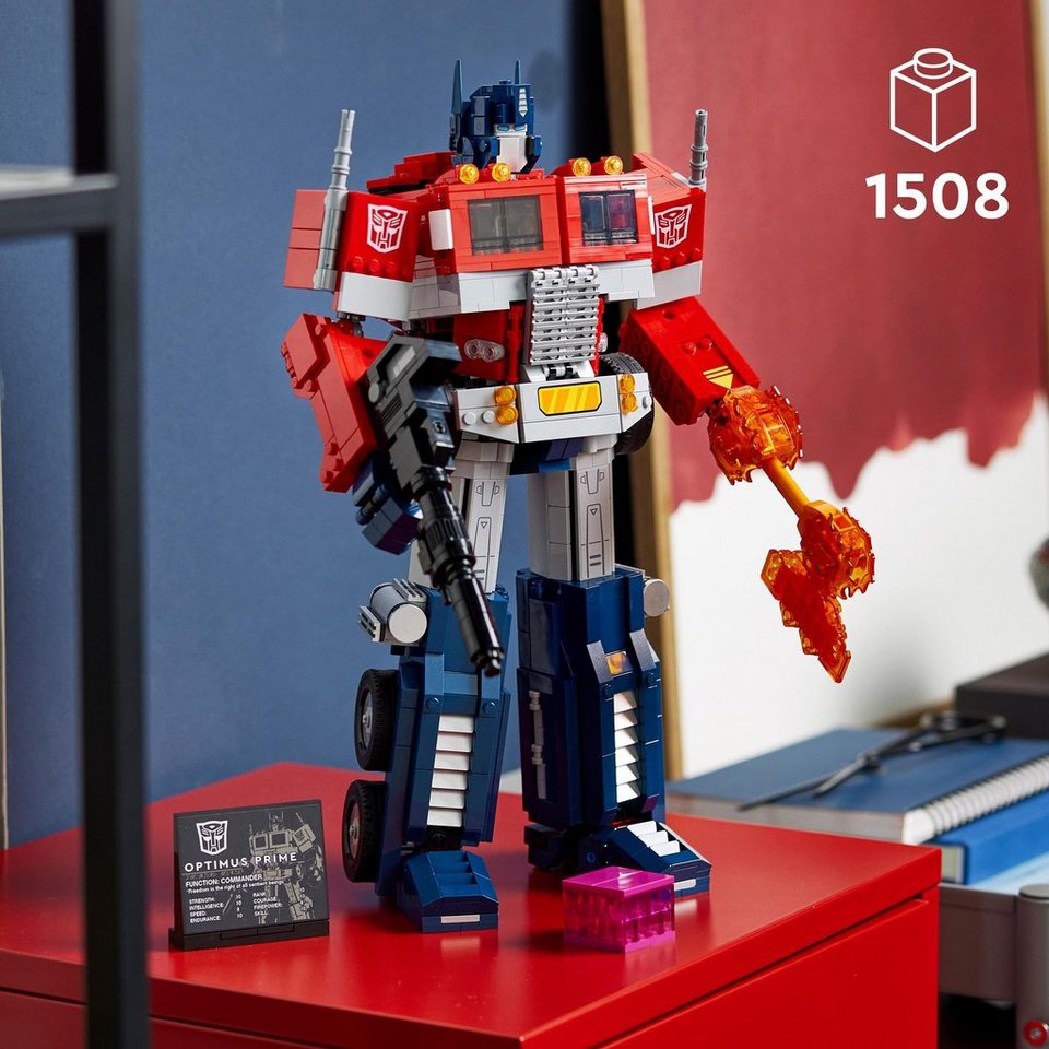 LEGO® Optimus Prime (10302), LEGO® Icons Konstruktionsspielsteine, (1508 St), Made in Europe