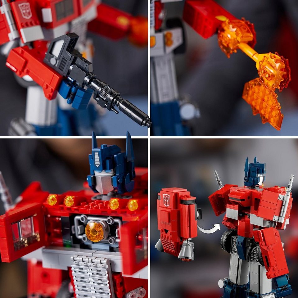 LEGO® Optimus Prime (10302), LEGO® Icons Konstruktionsspielsteine, (1508 St), Made in Europe