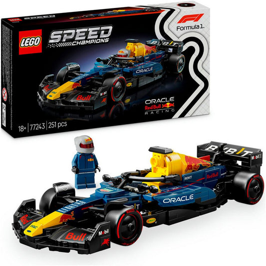 LEGO® Oracle Red Bull Racing RB20 F1® Rennauto (77243) Konstruktionsspielsteine, (251 St), LEGO® Speed Champions; Made in Europe