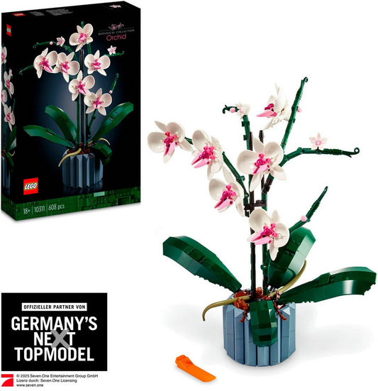 LEGO® Orchidee (10311), LEGO Botanicals Konstruktionsspielsteine, (608 St), Made in Europe