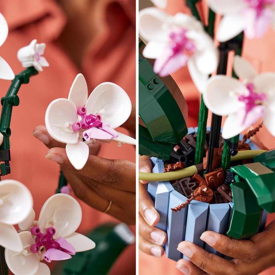 LEGO® Orchidee (10311), LEGO Botanicals Konstruktionsspielsteine, (608 St), Made in Europe
