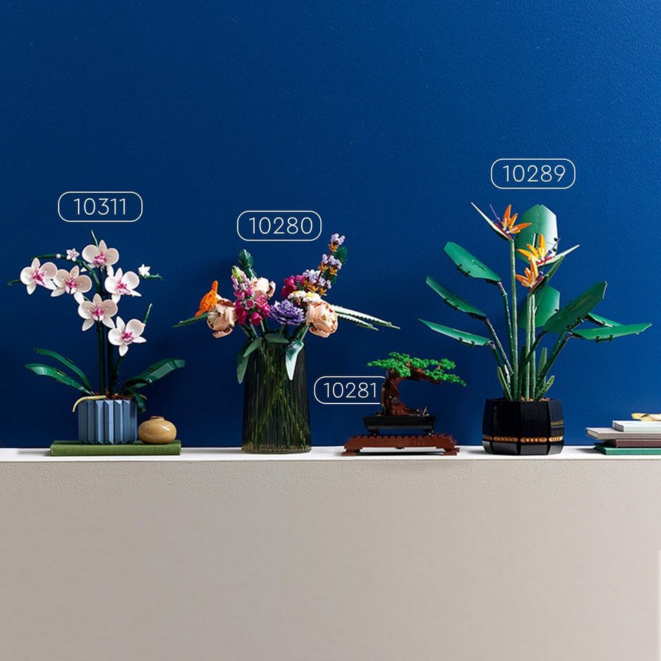LEGO® Orchidee (10311), LEGO Botanicals Konstruktionsspielsteine, (608 St), Made in Europe