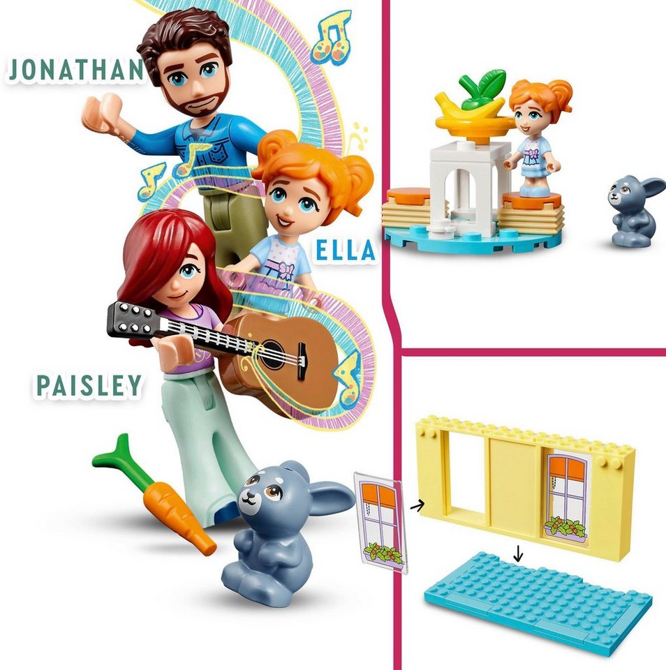 LEGO® Paisleys Haus (41724), LEGO® Friends Konstruktionsspielsteine, (185 St), Made in Europe