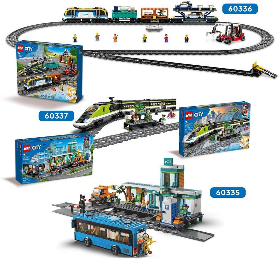 LEGO® Personen-Schnellzug (60337), LEGO® City Konstruktionsspielsteine, (764 St)