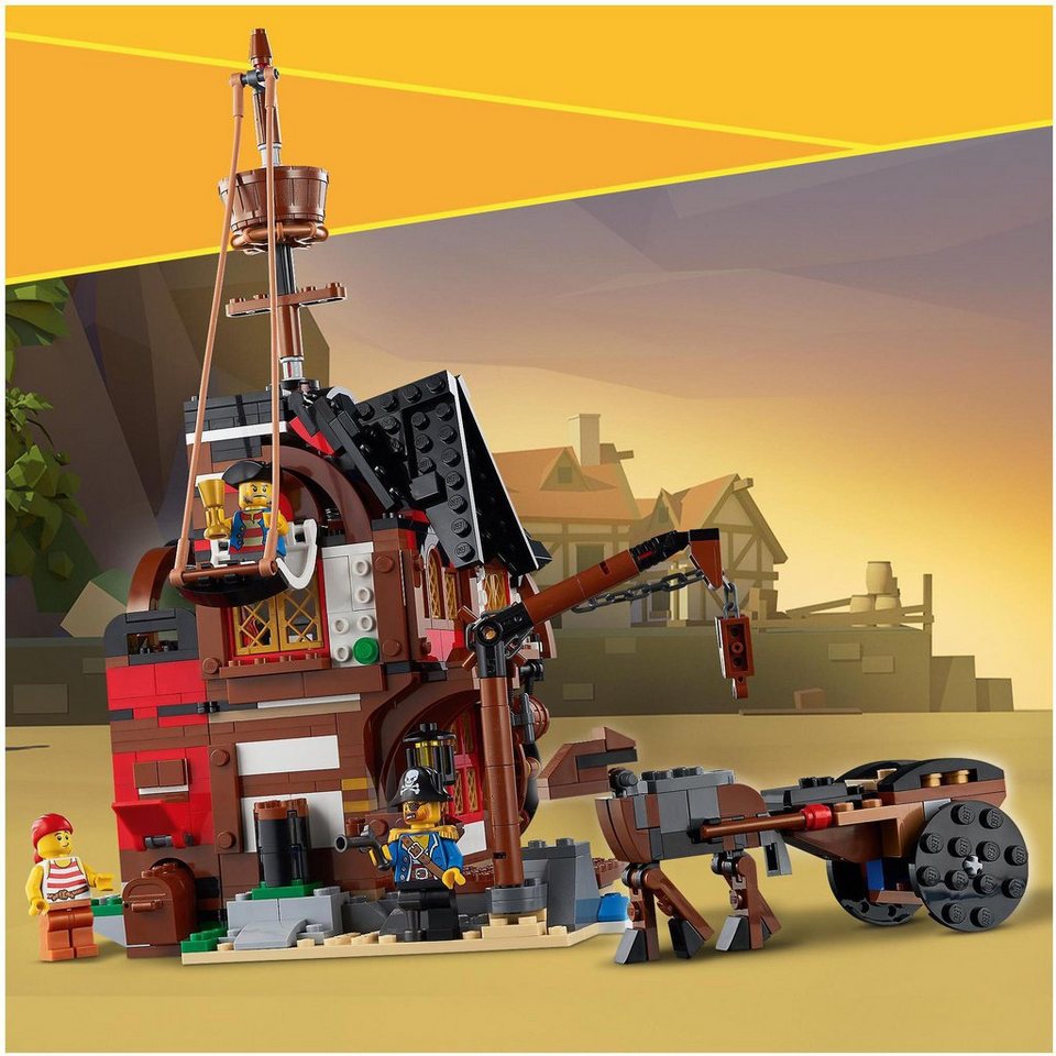 LEGO® Piratenschiff (31109), LEGO® Creator 3in1 Konstruktionsspielsteine, (1264 St), Made in Europe