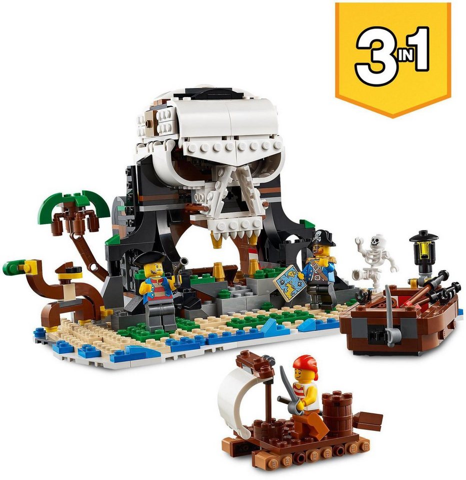 LEGO® Piratenschiff (31109), LEGO® Creator 3in1 Konstruktionsspielsteine, (1264 St), Made in Europe
