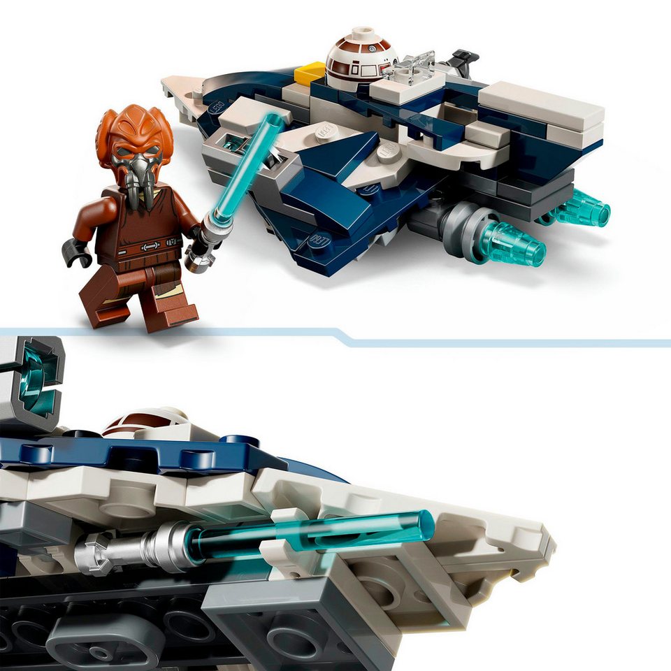 LEGO® Plo Koons Jedi Starfighter Microfighter (75400), LEGO Star Wars™ Konstruktionsspielsteine, (89 St), Made in Europe