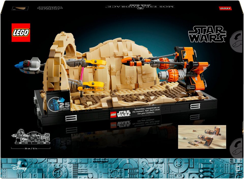 LEGO® Podrennen in Mos Espa – Diorama (75380), LEGO Star Wars ™ Konstruktionsspielsteine, (718 St)