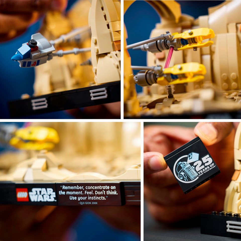 LEGO® Podrennen in Mos Espa – Diorama (75380), LEGO Star Wars ™ Konstruktionsspielsteine, (718 St)