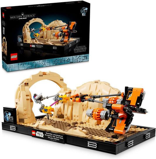 LEGO® Podrennen in Mos Espa – Diorama (75380), LEGO Star Wars ™ Konstruktionsspielsteine, (718 St)