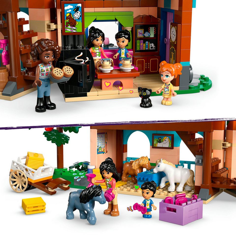 LEGO® Ponyhof & Stall (42654), LEGO Friends Konstruktionsspielsteine, (727 St), Made in Europe