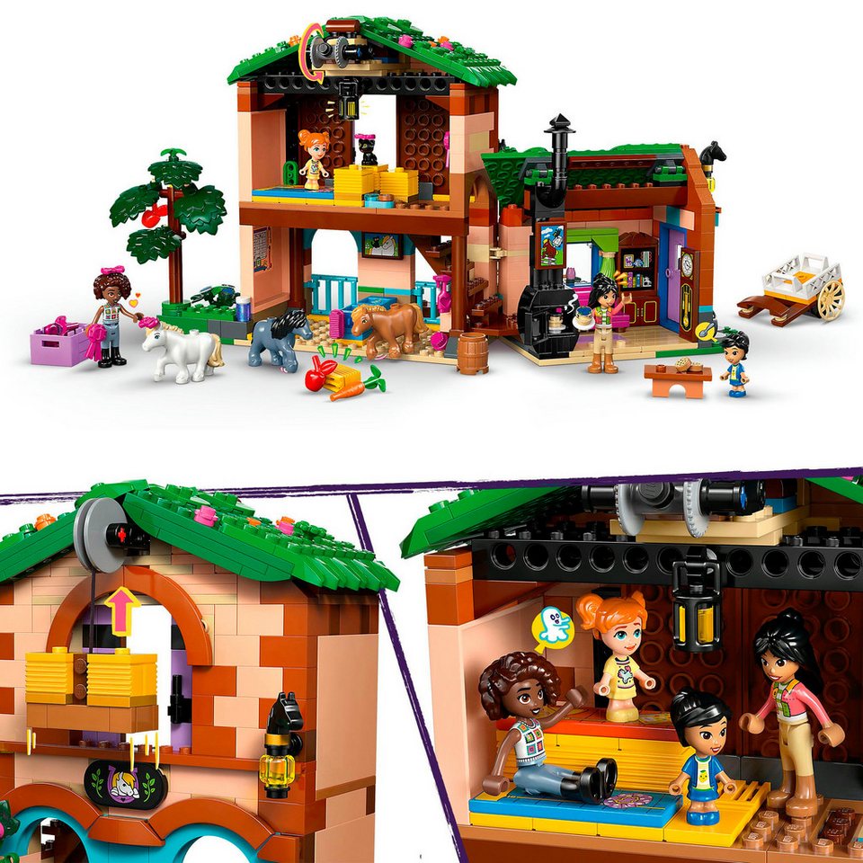 LEGO® Ponyhof & Stall (42654), LEGO Friends Konstruktionsspielsteine, (727 St), Made in Europe