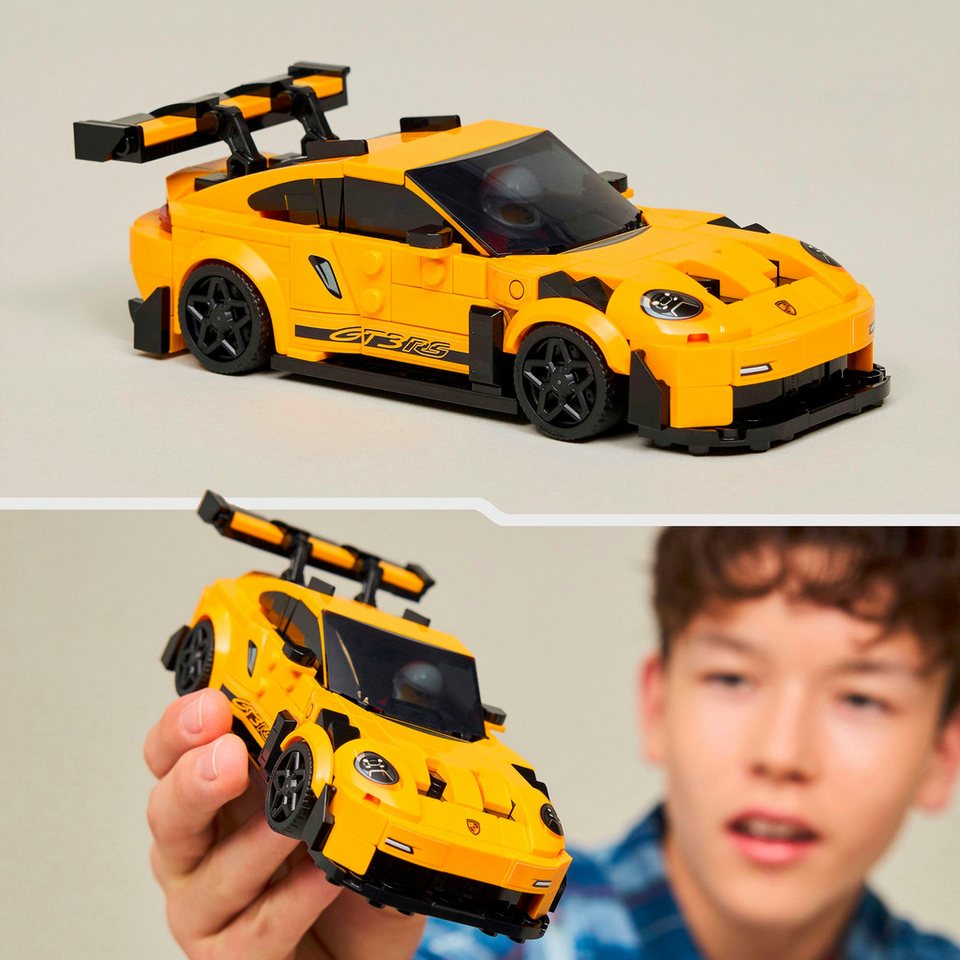 LEGO® Porsche 911 GT3 RS Supersportwagen (77239), LEGO Speed Champions Konstruktionsspielsteine, (348 St), Made in Europe