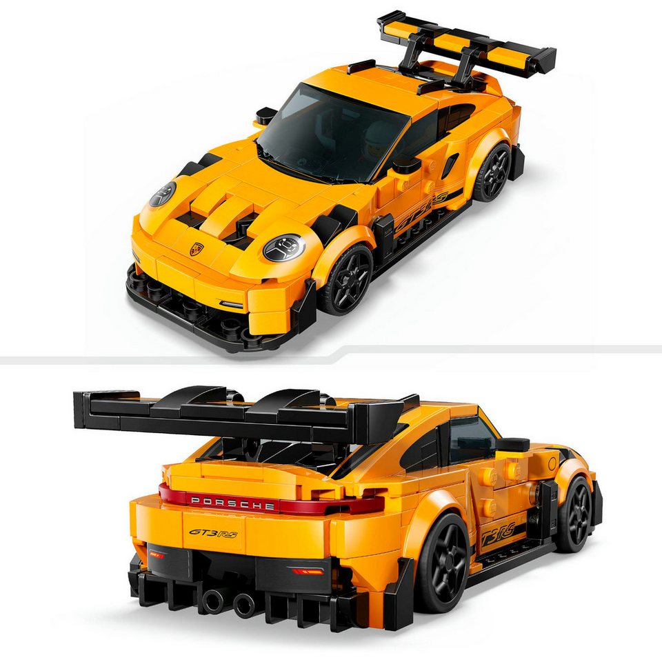 LEGO® Porsche 911 GT3 RS Supersportwagen (77239), LEGO Speed Champions Konstruktionsspielsteine, (348 St), Made in Europe