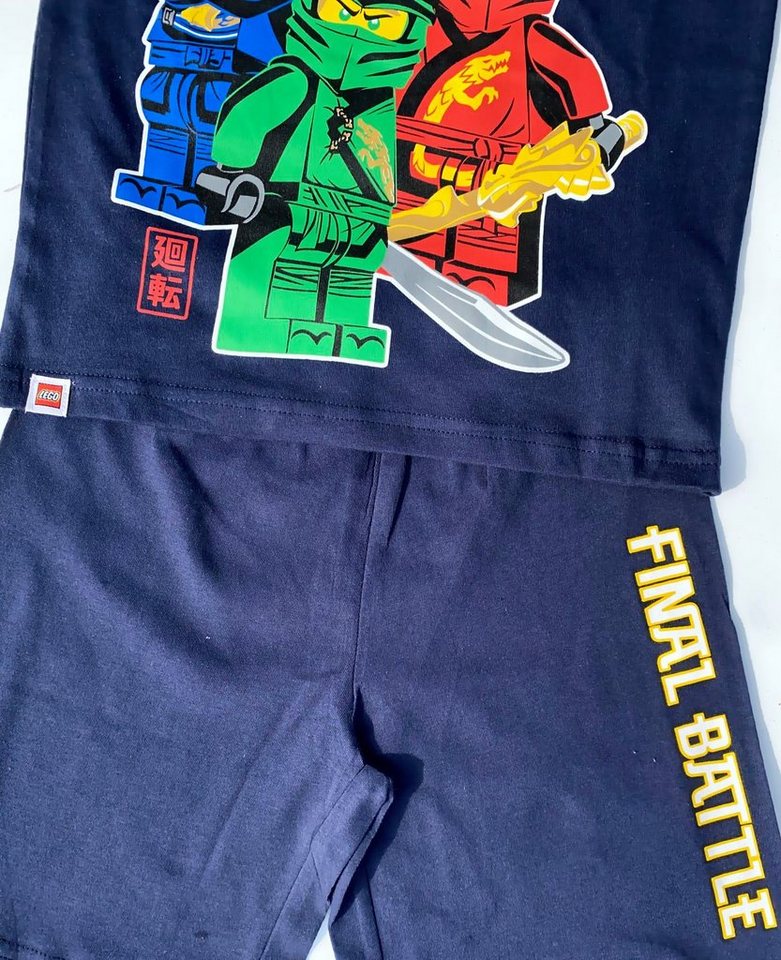 LEGO® Pyjama Lego® NINJAGO Pyjama Shorty Ninja Schlafanzug Jungen + Mädchen Lego Jungen Pyjama