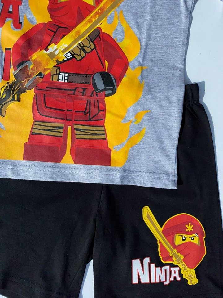 LEGO® Pyjama Lego® NINJAGO Pyjama Shorty Ninja Schlafanzug Jungen + Mädchen Lego Jungen Pyjama