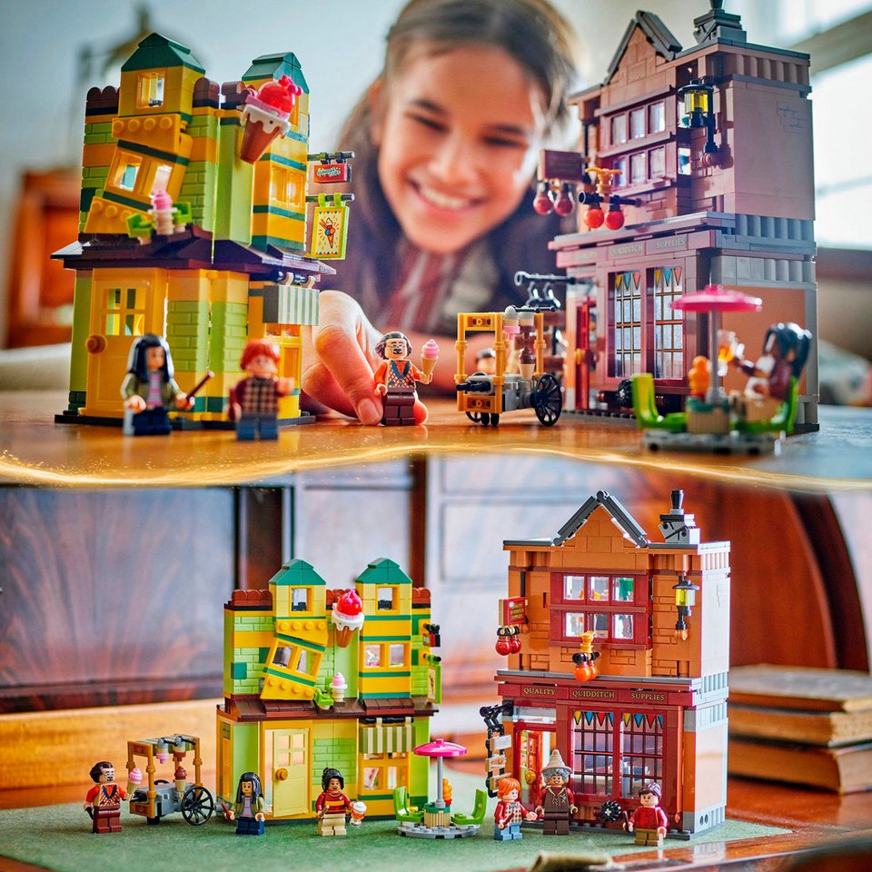 LEGO® Qualität für Quidditch & Fortescues Eissalon (76452) Konstruktionsspielsteine, (795 St), LEGO Harry Potter™; Made in Europe