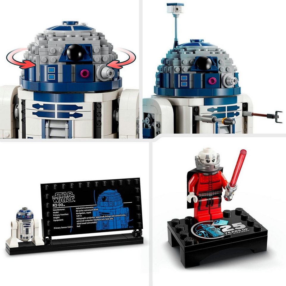 LEGO® R2-D2™ (75379), LEGO® Star Wars™ Konstruktionsspielsteine, (1050 St), Made in Europe