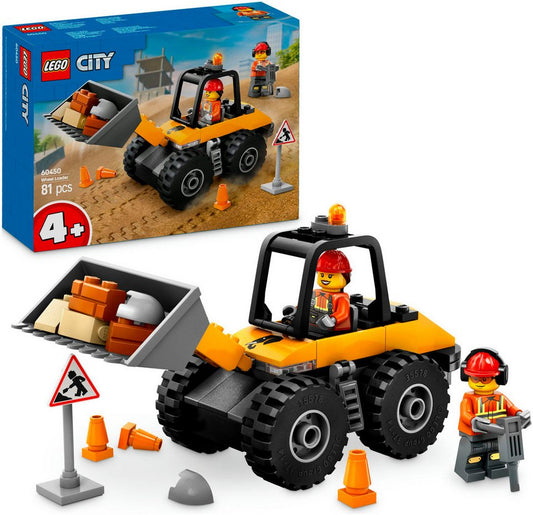 LEGO® Radlader (60450), LEGO City Konstruktionsspielsteine, (81 St), Made in Europe