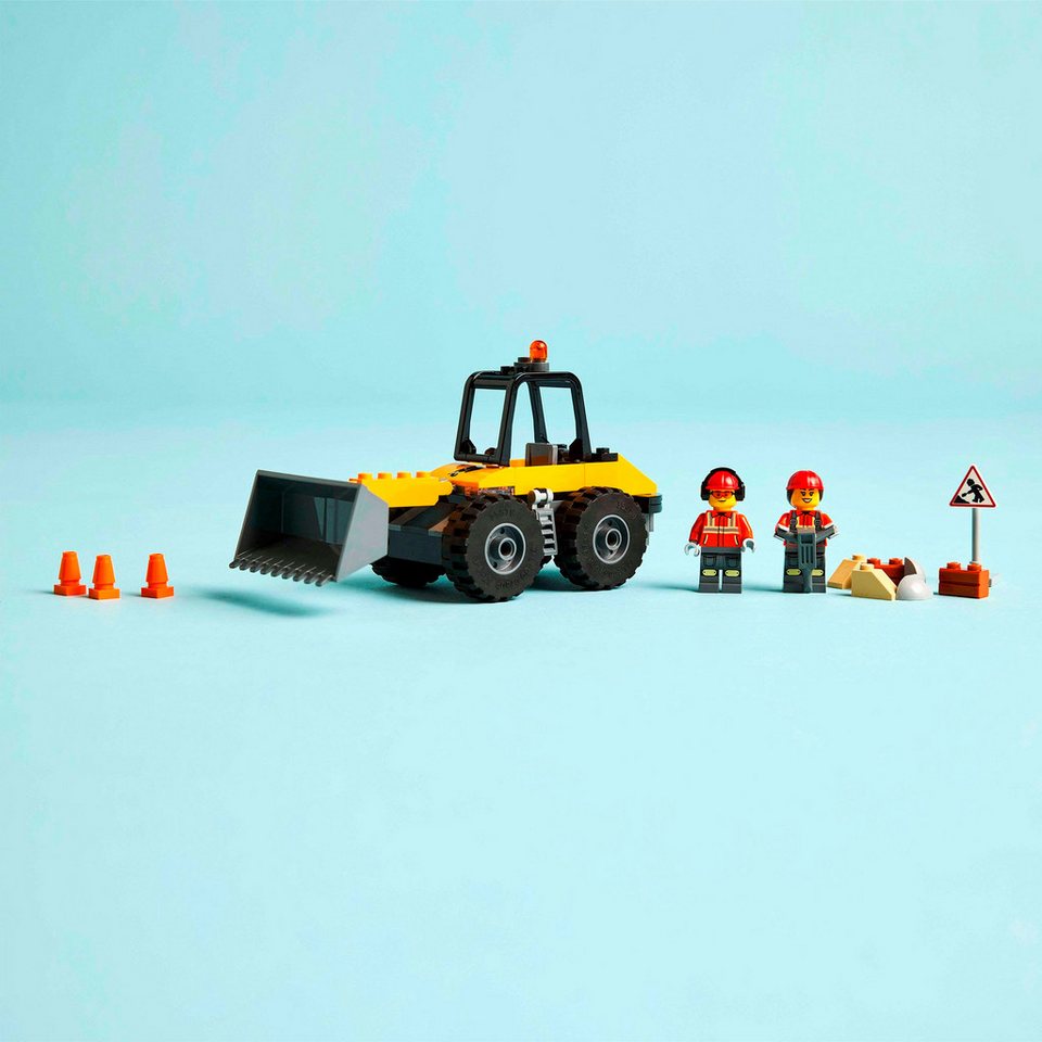LEGO® Radlader (60450), LEGO City Konstruktionsspielsteine, (81 St), Made in Europe