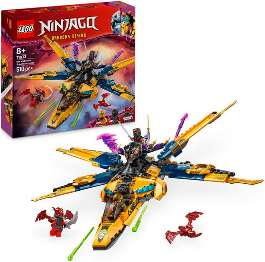 LEGO® Ras und Arins Super-Sturmflieger (71833), LEGO Ninjago Konstruktionsspielsteine, (510 St), Made in Europe