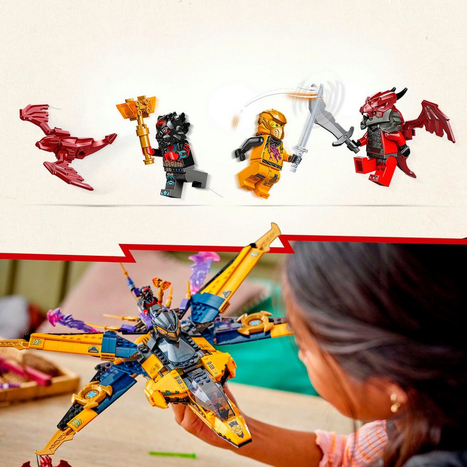 LEGO® Ras und Arins Super-Sturmflieger (71833), LEGO Ninjago Konstruktionsspielsteine, (510 St), Made in Europe
