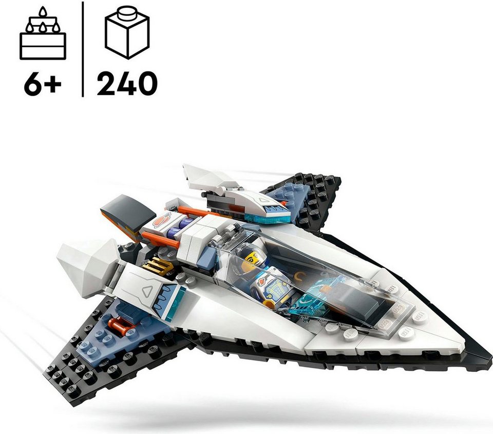 LEGO® Raumschiff (60430), LEGO City Konstruktionsspielsteine, (240 St), Made in Europe