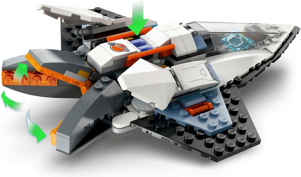LEGO® Raumschiff (60430), LEGO City Konstruktionsspielsteine, (240 St), Made in Europe