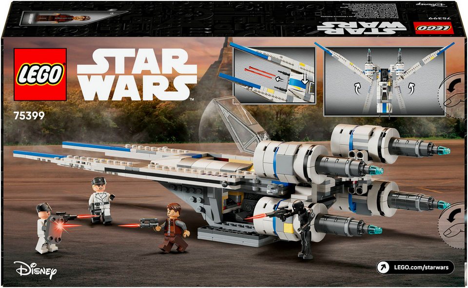 LEGO® Rebel U-Wing Starfighter (75399), LEGO Star Wars ™ Konstruktionsspielsteine, (594 St), Made in Europe
