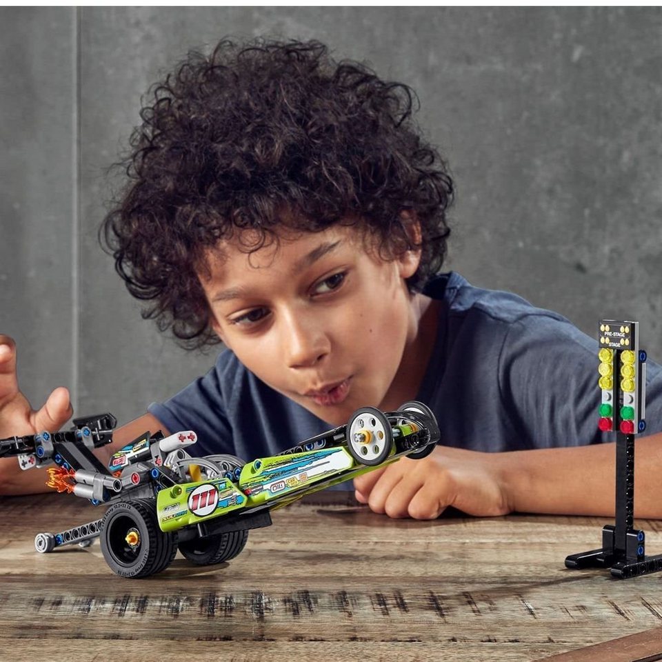 LEGO® Rennauto und Hot Rod 2 in 1 Set LEGO ® Technic Dragster 42103 Spielbausteine