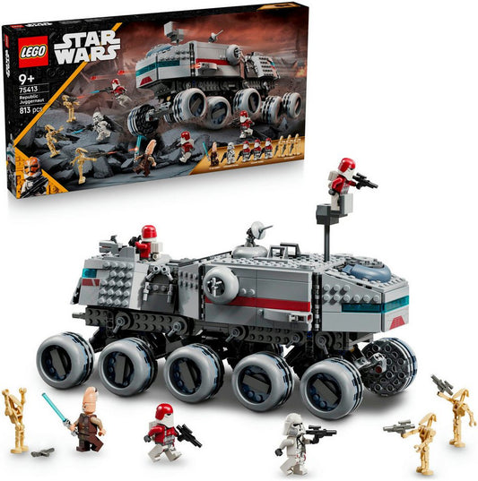 LEGO® Republikanischer Juggernaut (75413), LEGO Star Wars™ Konstruktionsspielsteine, (813 St), Made in Europe