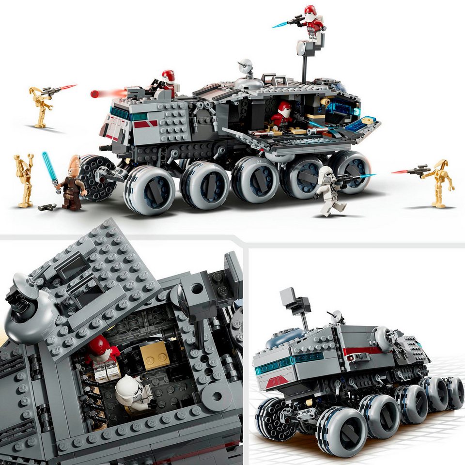 LEGO® Republikanischer Juggernaut (75413), LEGO Star Wars™ Konstruktionsspielsteine, (813 St), Made in Europe