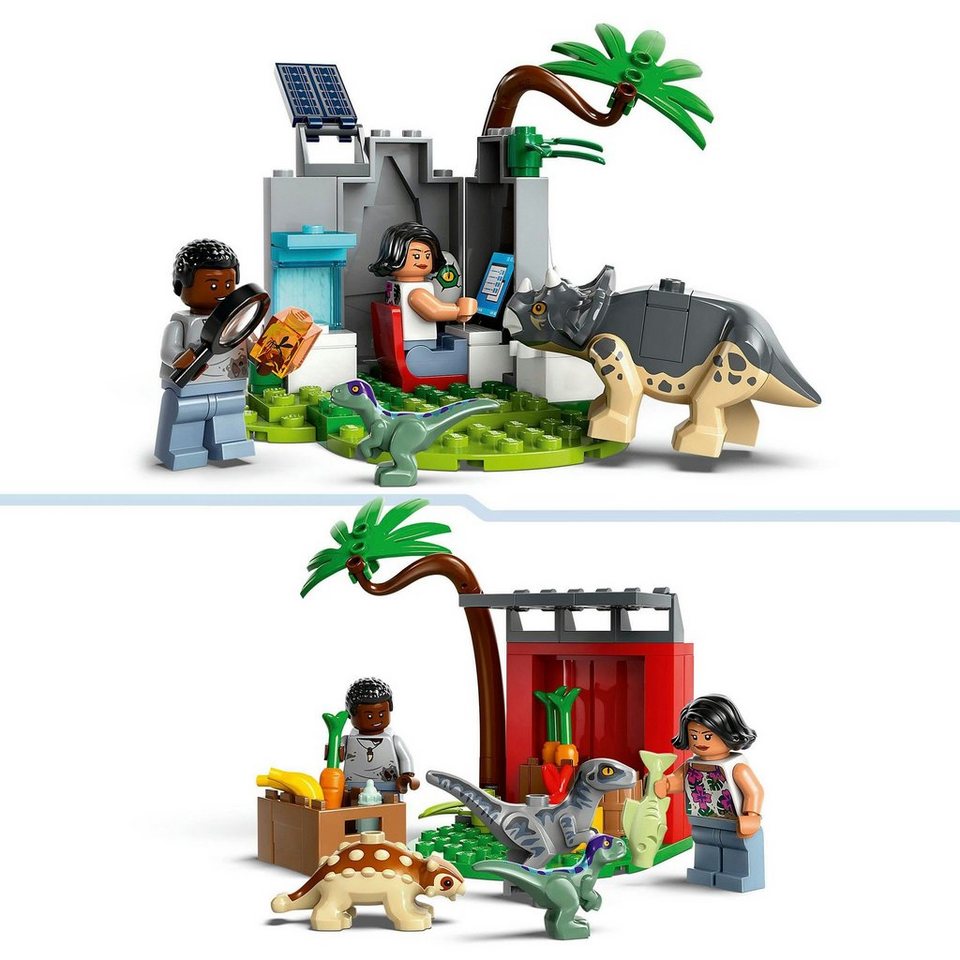 LEGO® Rettungszentrum für Baby-Dinos (76963), LEGO Jurassic World Konstruktionsspielsteine, (139 St), Made in Europe