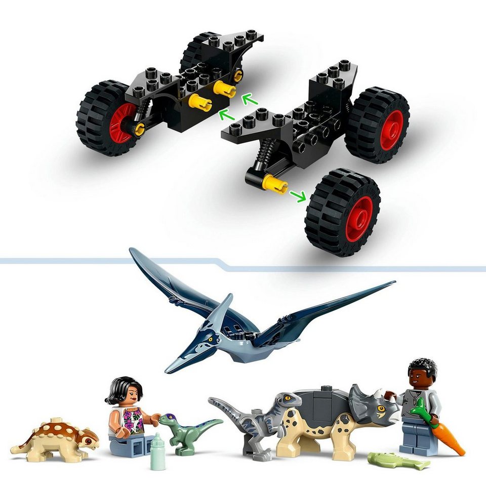 LEGO® Rettungszentrum für Baby-Dinos (76963), LEGO Jurassic World Konstruktionsspielsteine, (139 St), Made in Europe
