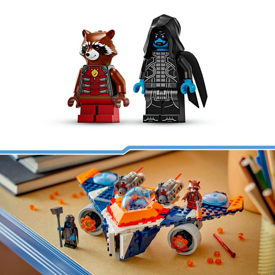 LEGO® Rockets Raumschiff vs. Ronan (76278), LEGO Super Heroes Konstruktionsspielsteine, (290 St), Made in Europe