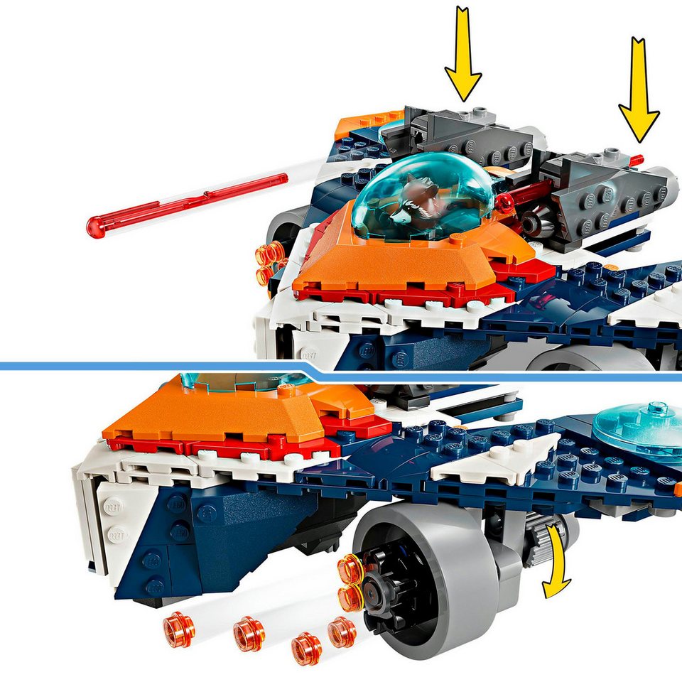 LEGO® Rockets Raumschiff vs. Ronan (76278), LEGO Super Heroes Konstruktionsspielsteine, (290 St), Made in Europe