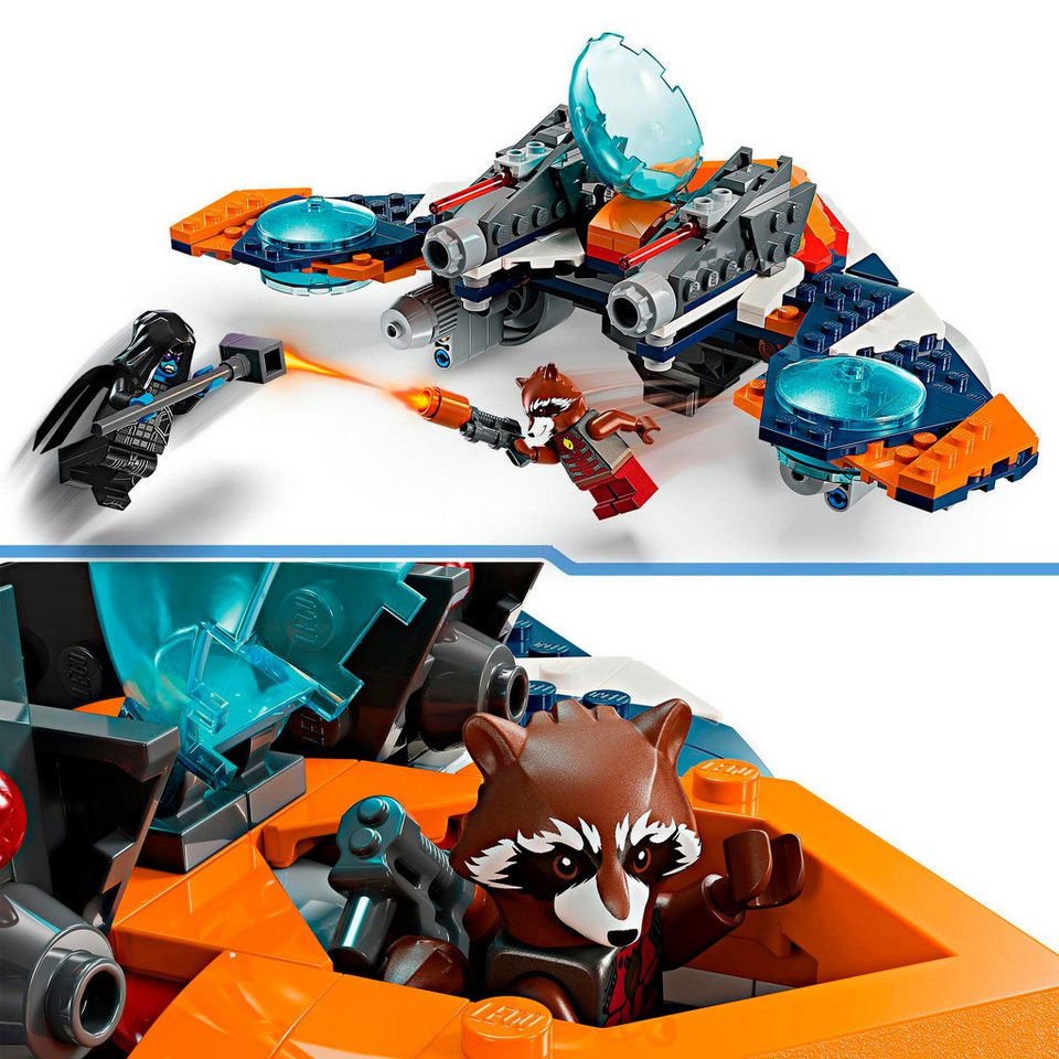LEGO® Rockets Raumschiff vs. Ronan (76278), LEGO Super Heroes Konstruktionsspielsteine, (290 St), Made in Europe