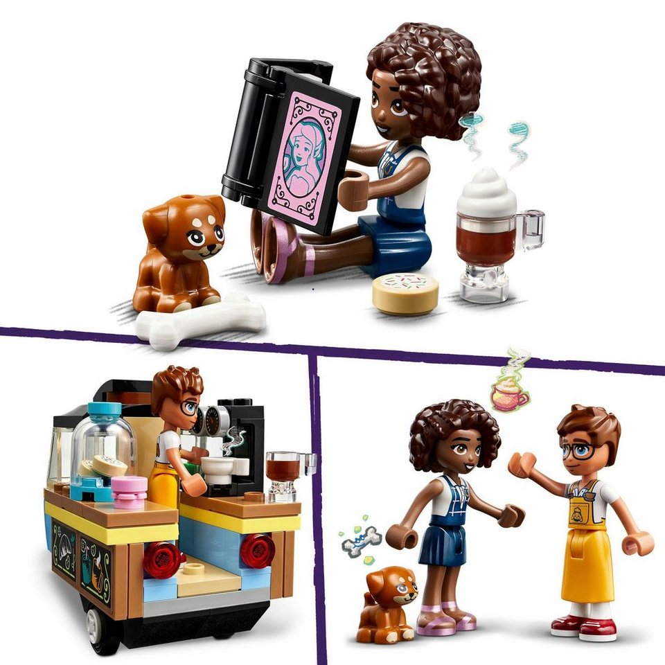 LEGO® Rollendes Café (42606), LEGO Friends Konstruktionsspielsteine, (125 St), Made in Europe