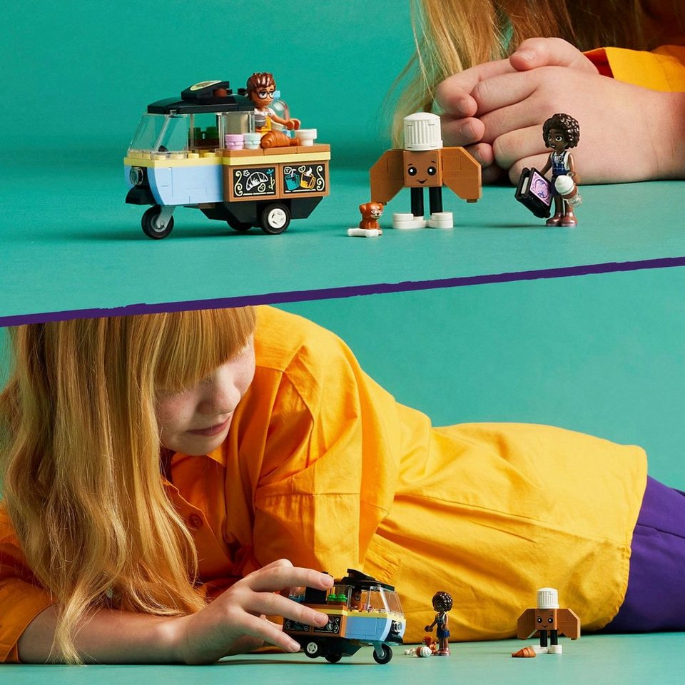 LEGO® Rollendes Café (42606), LEGO Friends Konstruktionsspielsteine, (125 St), Made in Europe