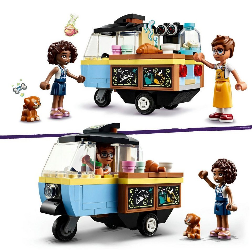 LEGO® Rollendes Café (42606), LEGO Friends Konstruktionsspielsteine, (125 St), Made in Europe