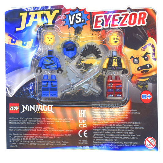 LEGO® Sammelkarte Blue Ocean - LEGO Ninjago - Sammelfigur Jay vs. Eyezor