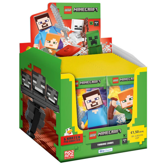 LEGO® Sammelkarte LEGO Minecraft Serie 1 Trading Cards - 1 Display (50 Booster)