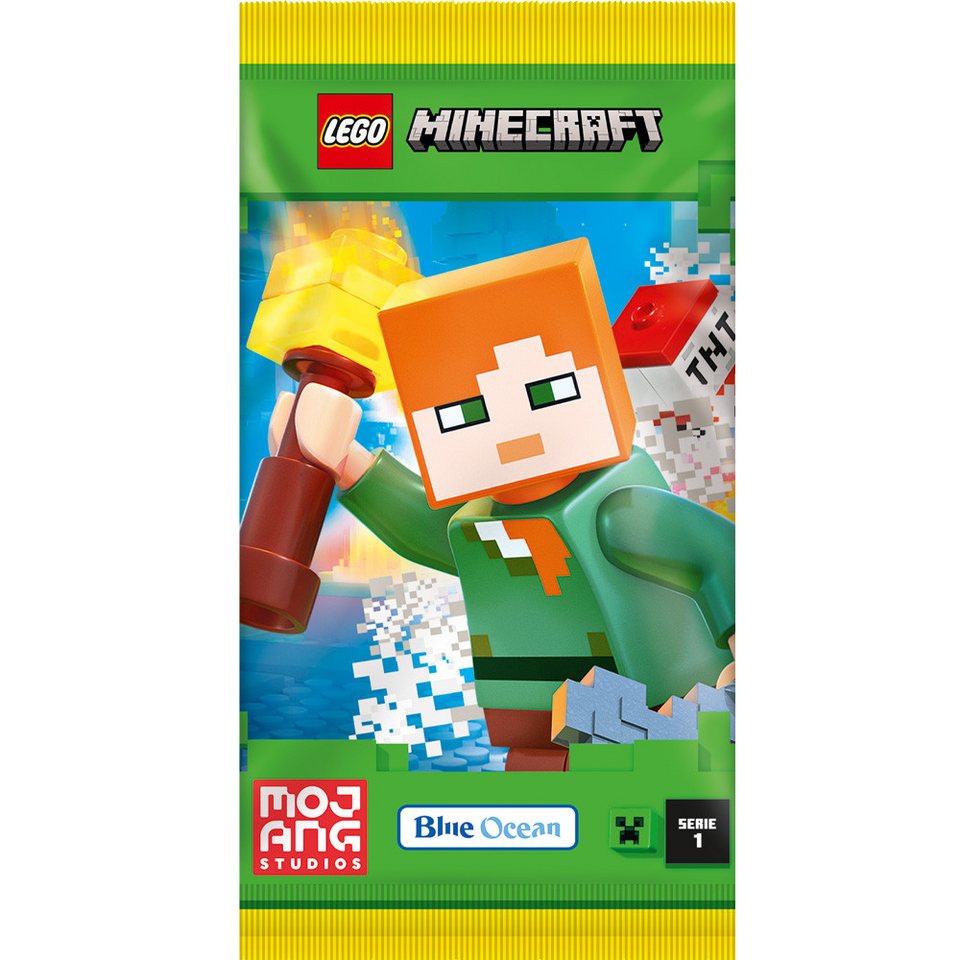 LEGO® Sammelkarte LEGO Minecraft Serie 1 Trading Cards - 1 Starter + 5 Booster