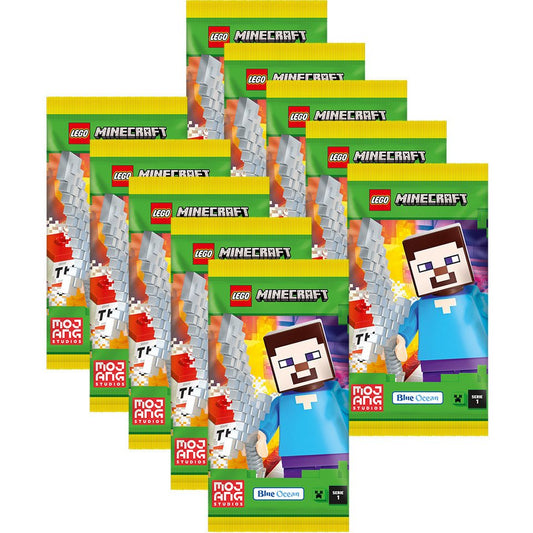 LEGO® Sammelkarte LEGO Minecraft Serie 1 Trading Cards - 10 Booster