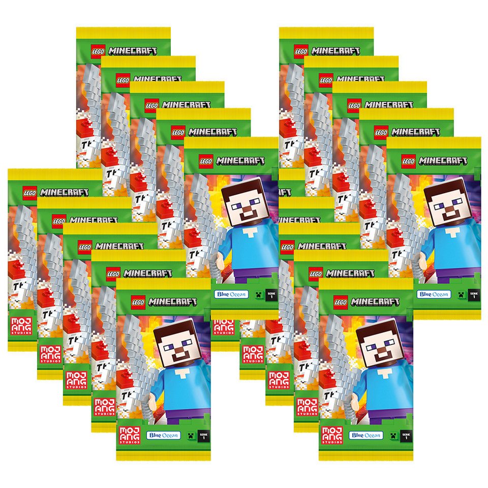 LEGO® Sammelkarte LEGO Minecraft Serie 1 Trading Cards - 20 Booster