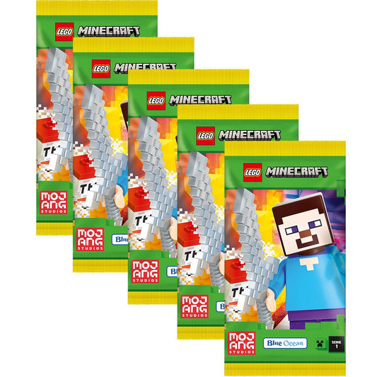 LEGO® Sammelkarte LEGO Minecraft Serie 1 Trading Cards - 5 Booster