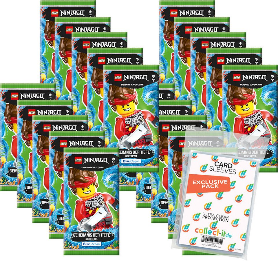 LEGO® Sammelkarte LEGO Ninjago 7 NEXT LEVEL Trading Cards - 20 Booster