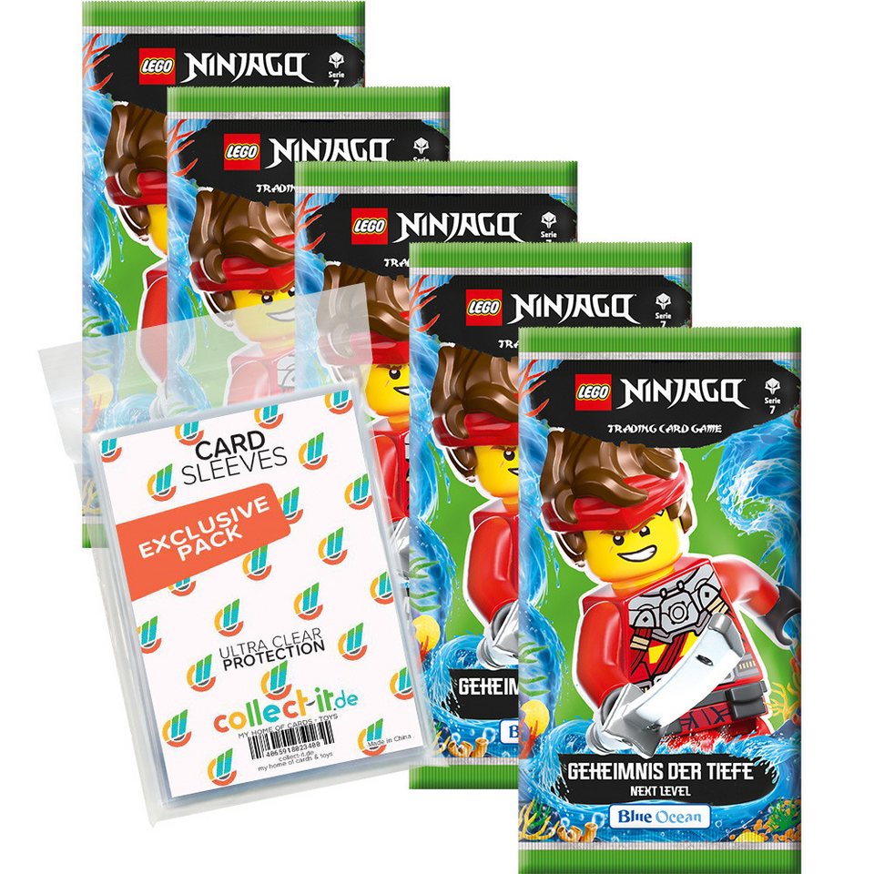 LEGO® Sammelkarte LEGO Ninjago 7 NEXT LEVEL Trading Cards - 5 Booster