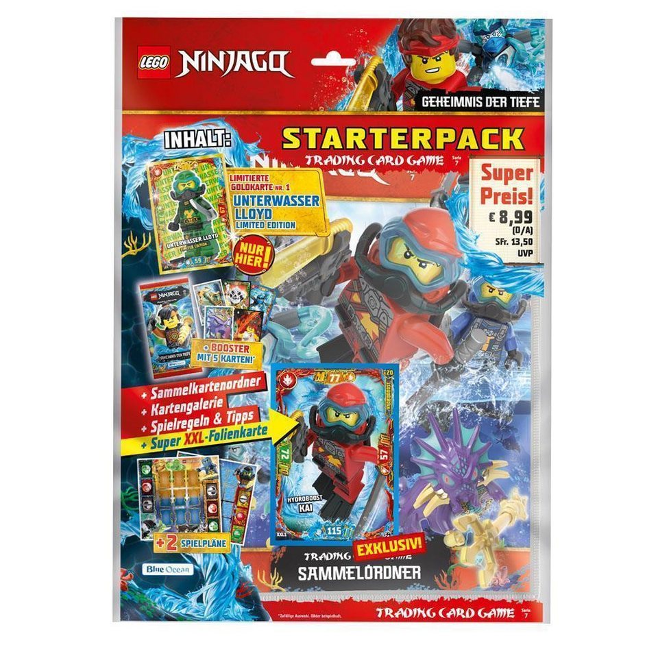 LEGO® Sammelkarte LEGO Ninjago - Serie 7 Trading Cards - 1 Starter + 5 Booster