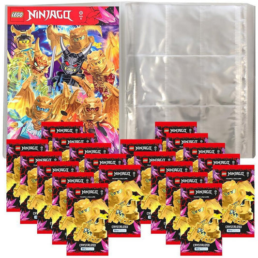 LEGO® Sammelkarte LEGO Ninjago Serie 8 Trading Cards - 1 Leere Sammelmappe + 20 Booster